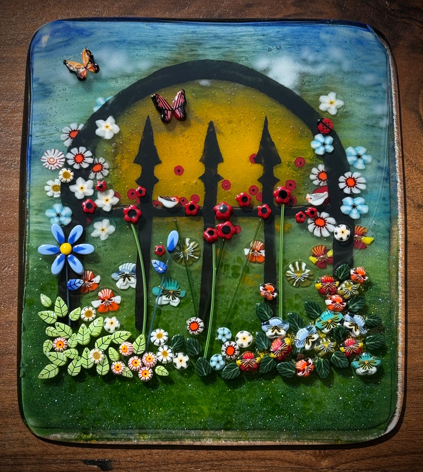 The Simple Daisy, 1oz, COE 96 Murrini Millefiori
