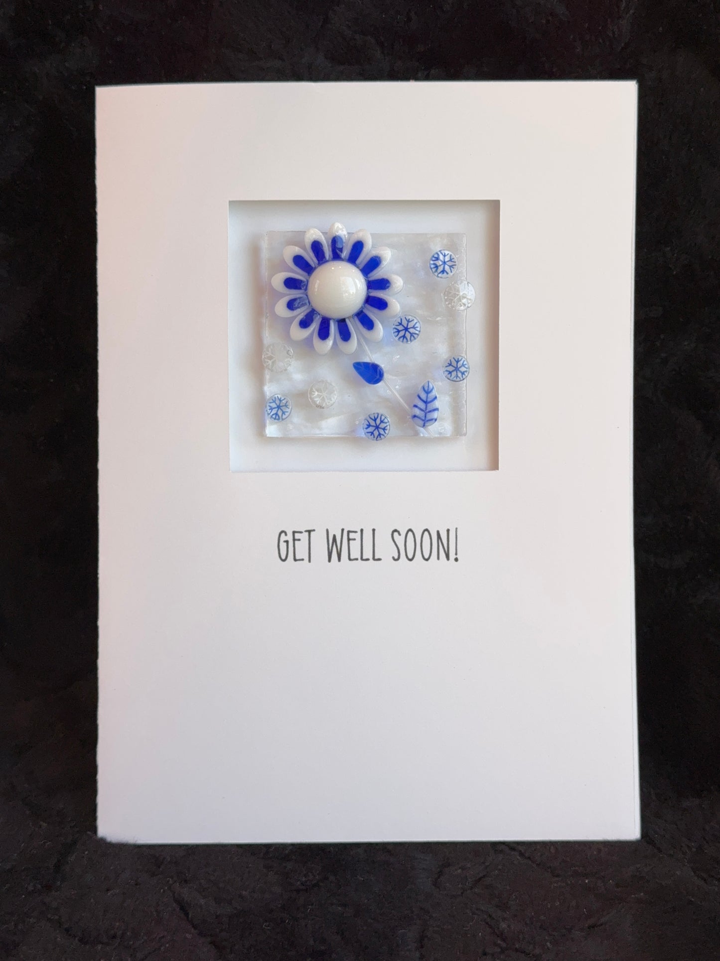The Simple Snowflake, 1oz, COE 96 Murrini Millefiori