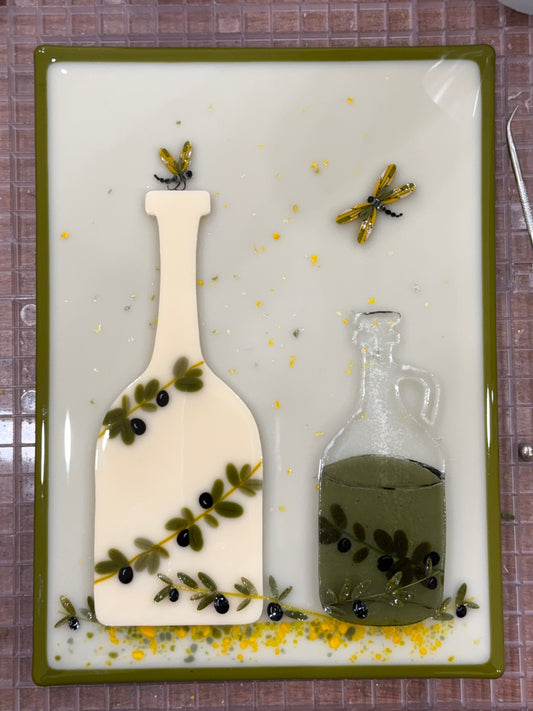 Olive and Leaf Kit, COE 96 Murrini Millefiori