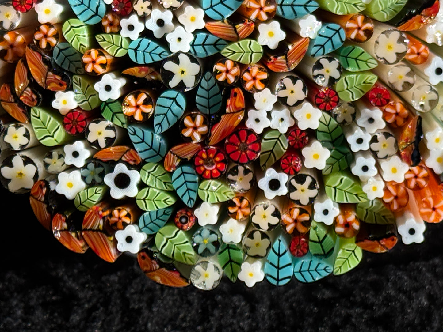 SECONDS TINIES, 2+oz, COE 96 Murrini Millefiori