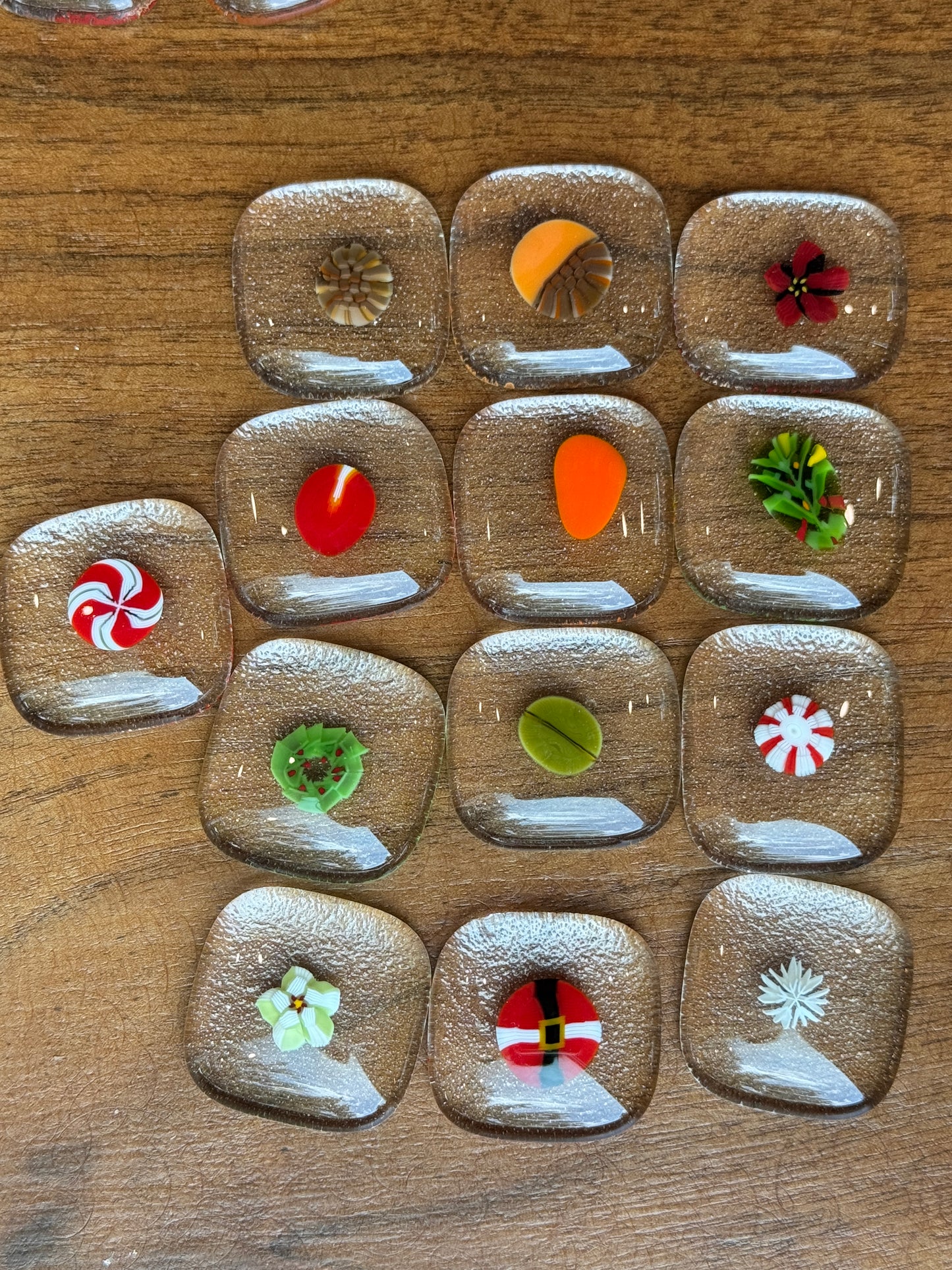 Peppermints, 1oz, COE 96 Murrini Millefiori
