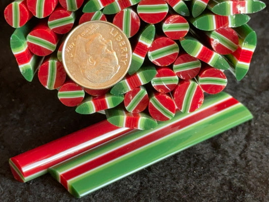 Ornament Duo, 1oz., COE 96 Murrini Millefiori