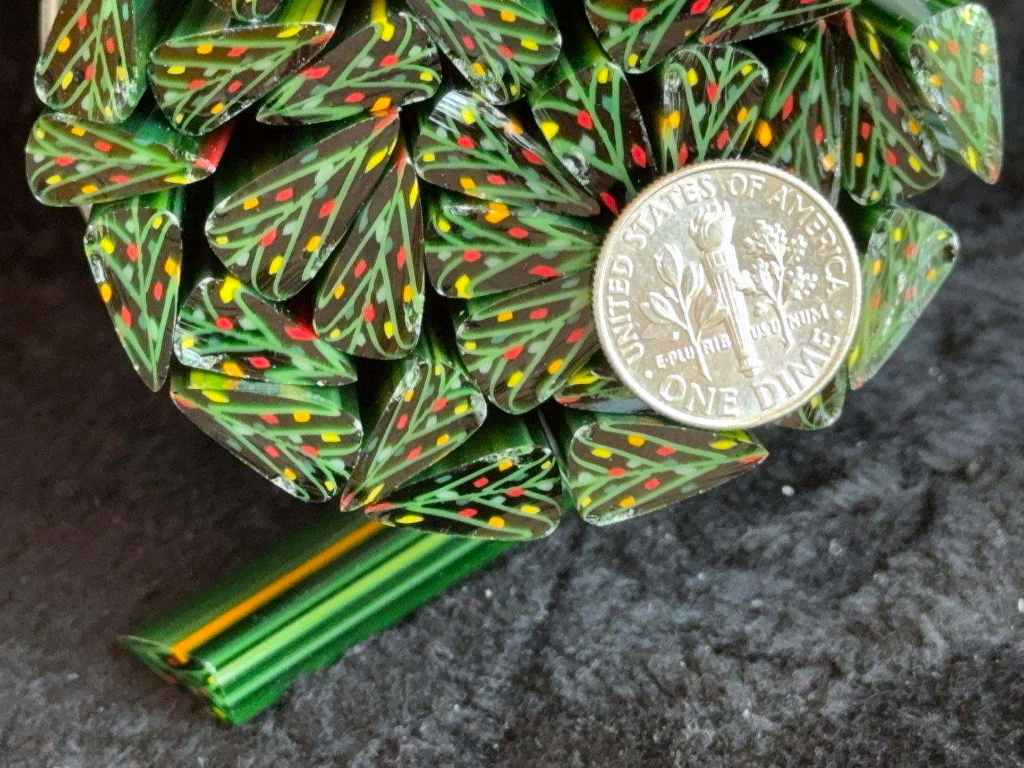 Artsy Transparent Trees, 1+oz, COE 96 Murrini Millefiori