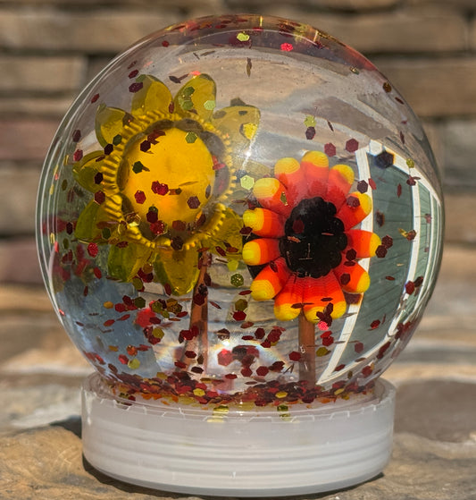 Flat-End Fire Daisy Petal, 1oz, COE 96 Murrini Millefiori