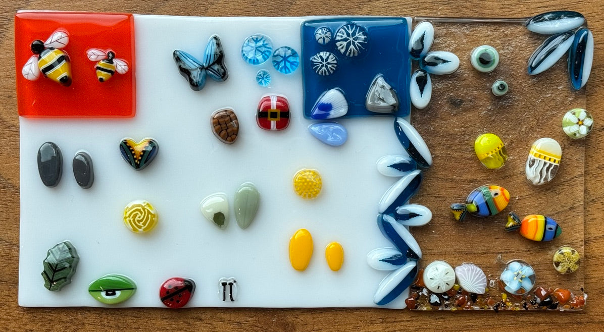 Bee Kits, COE 96 Murrini Millefiori