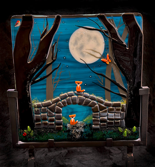 Chester and Clair Fox Kits, COE 96 Murrini