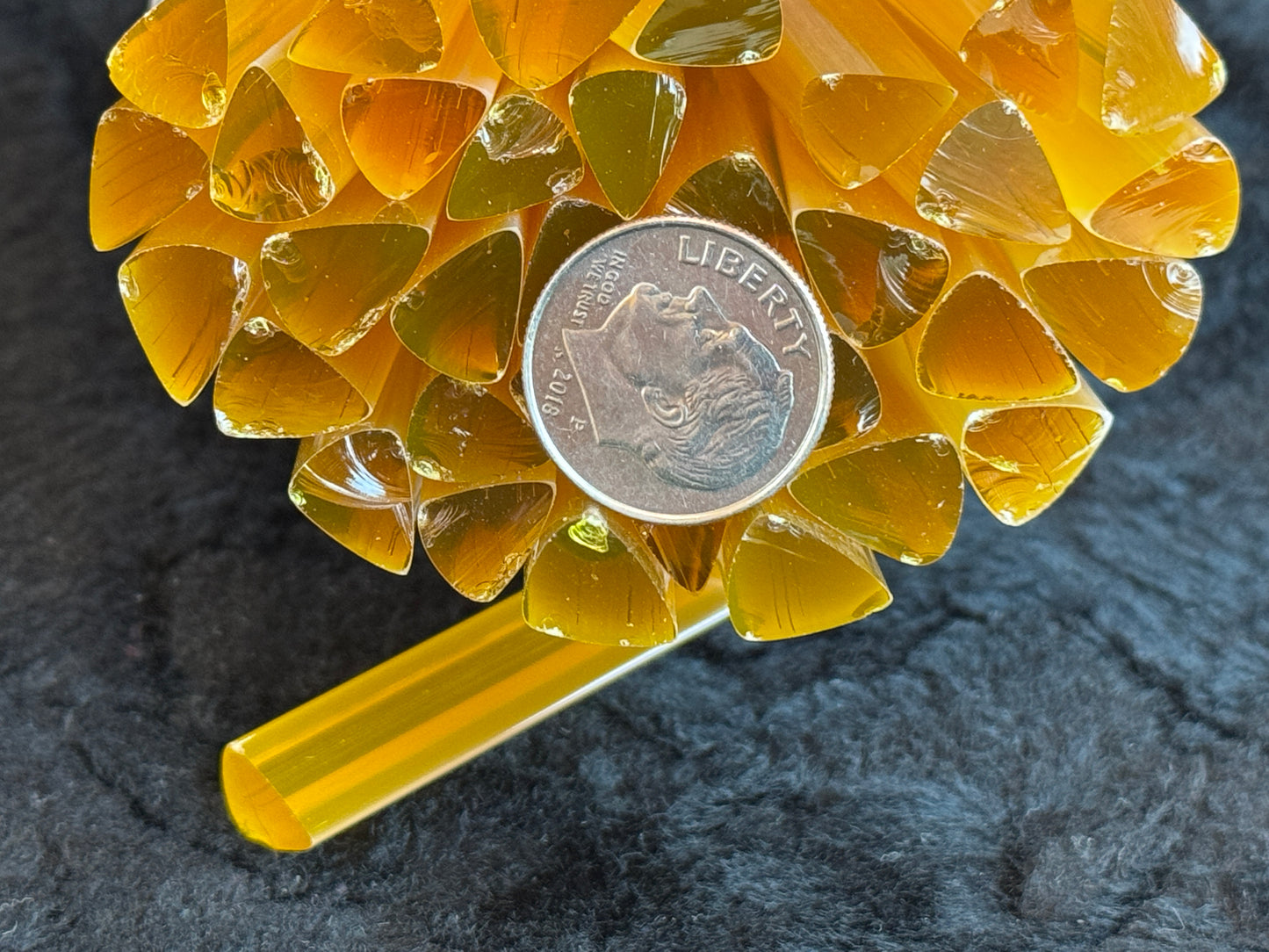 NEW Lemon Segments, 1 - 1.5oz, COE 96 Murrini Millefiori