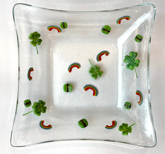 St. Patrick's Day Mix, 1.3+oz, COE 96 Murrini Millefiori
