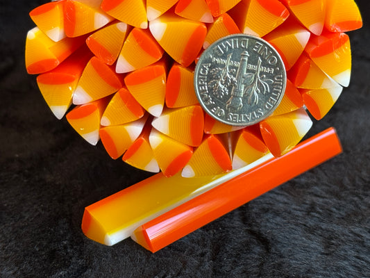 Candy Corn, 1oz, COE 96 Murrini