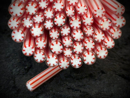 Peppermints, 1oz, COE 96 Murrini Millefiori