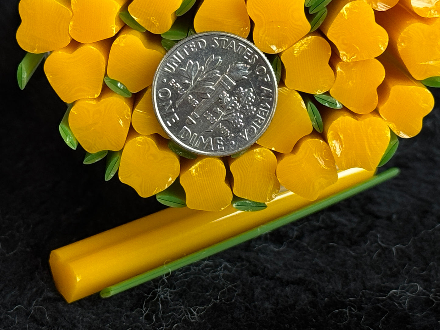 NEW Golden Apple with Leaves, 1oz, COE 96 Murrini Millefiori