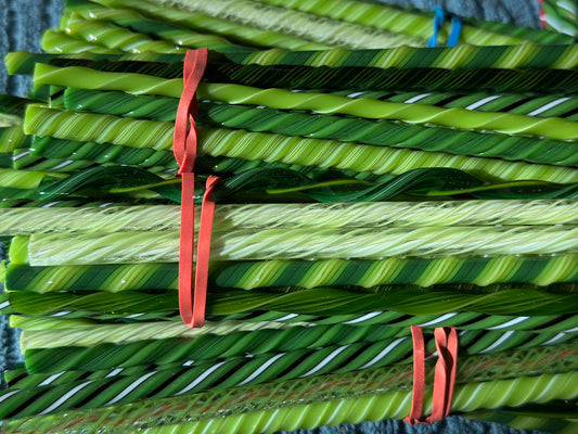 The Green Family Twistie Bundles, 1/2 Pound, COE 96
