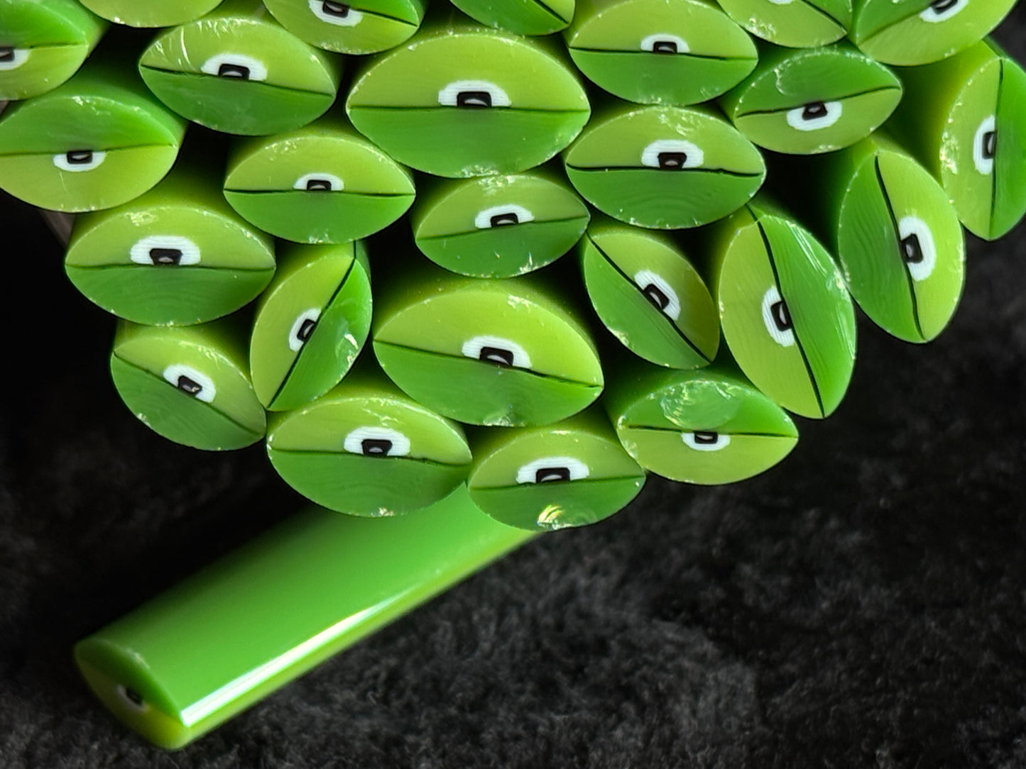SECONDS Frog Eyes, COE 96 Murrini Millefiori