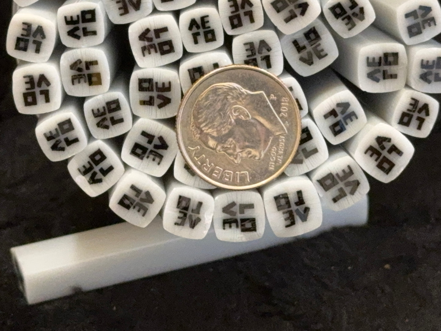 L.O.V.E Murrini, 1oz, COE 96 Murrini Millefiori