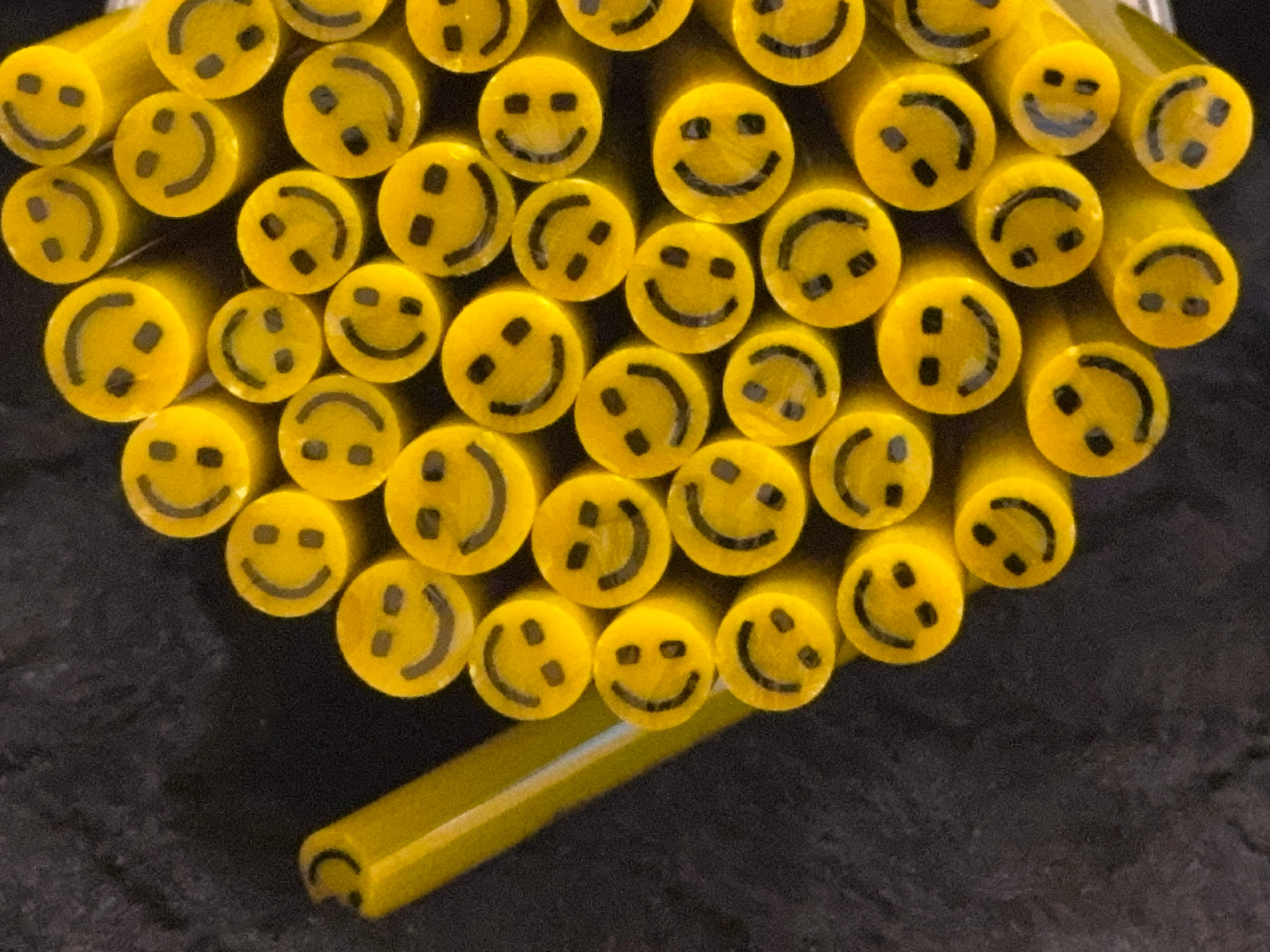 All Smiles, 1oz, COE 96 Murrini Millefiori