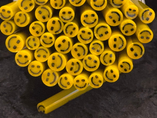 All Smiles, 1oz, COE 96 Murrini Millefiori