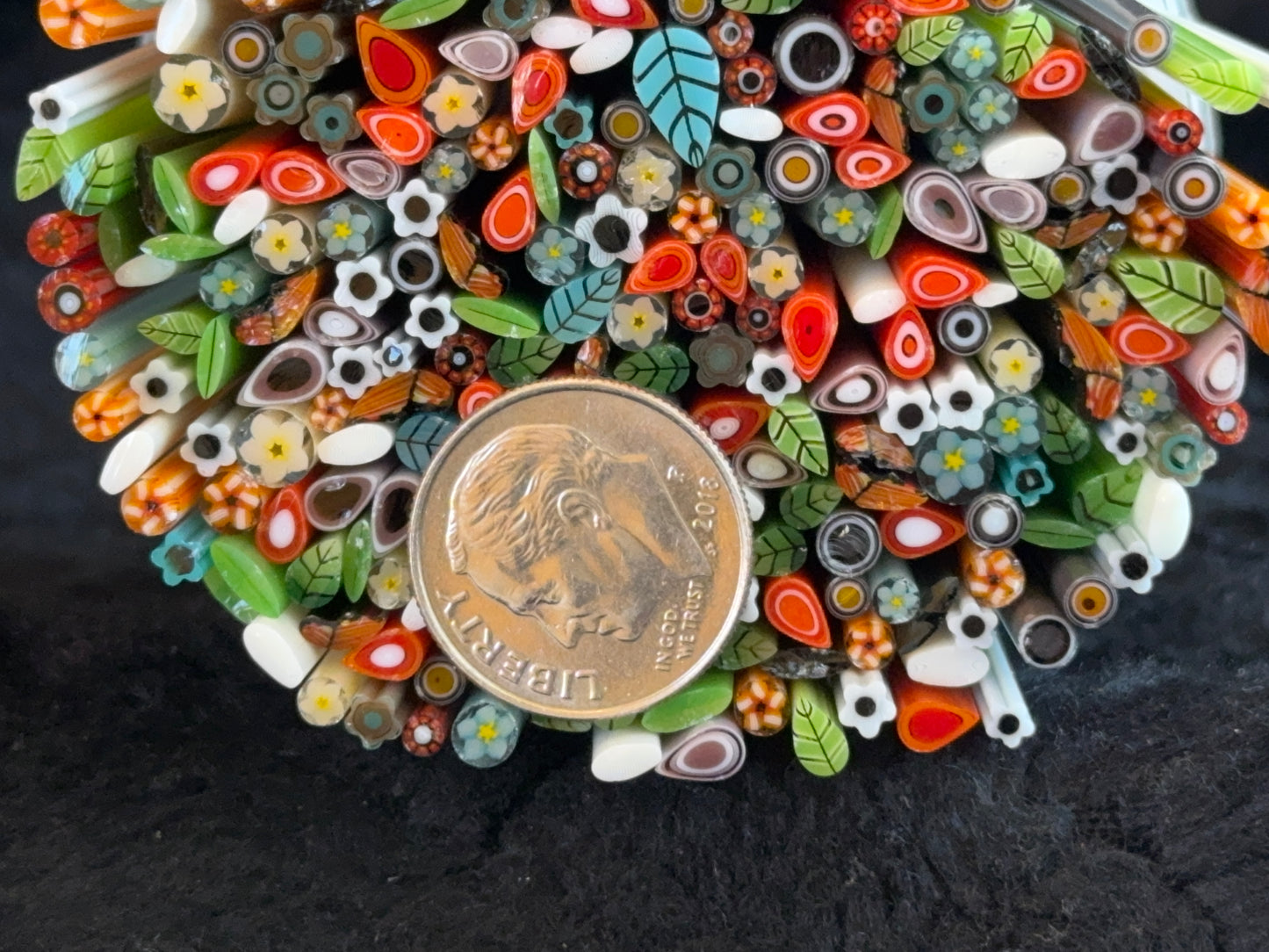 TINIES • 17 Design Mix, 1+oz, COE 96 Murrini Millefiori