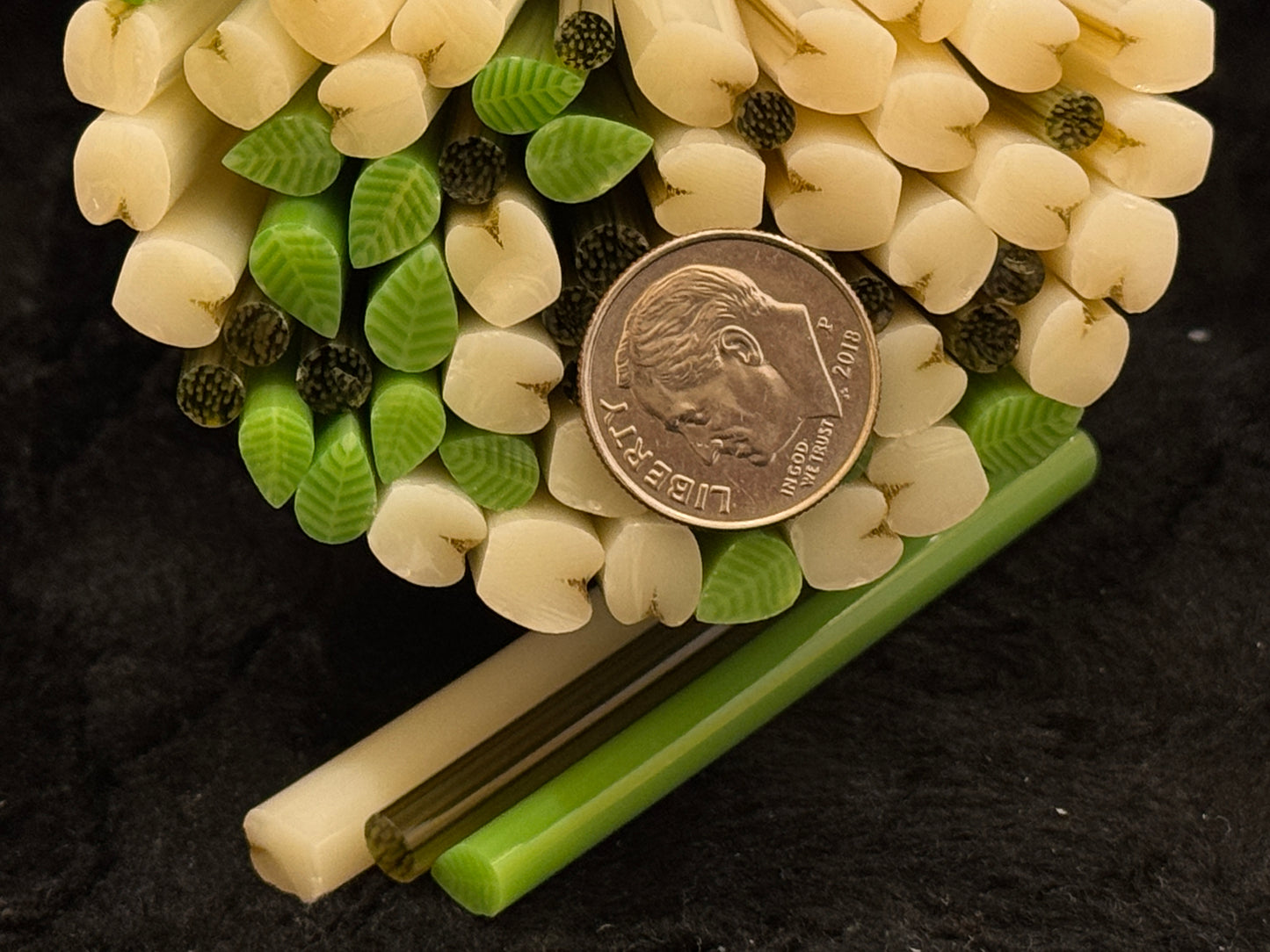 Flat-End Dogwood Kit, (3 variations), COE 96 Murrini Millefiori