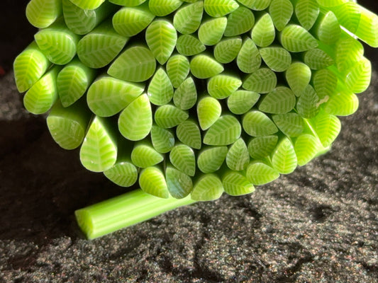 Dogwood Leaves, 1oz, COE 96 Murrini Millefiori