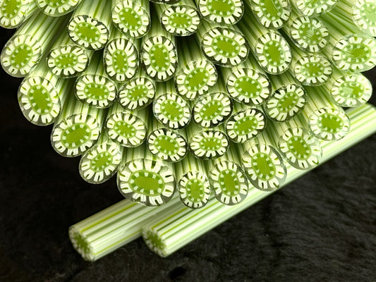 Oval Spider Mums, 1oz, COE 96 Murrini Millefiori