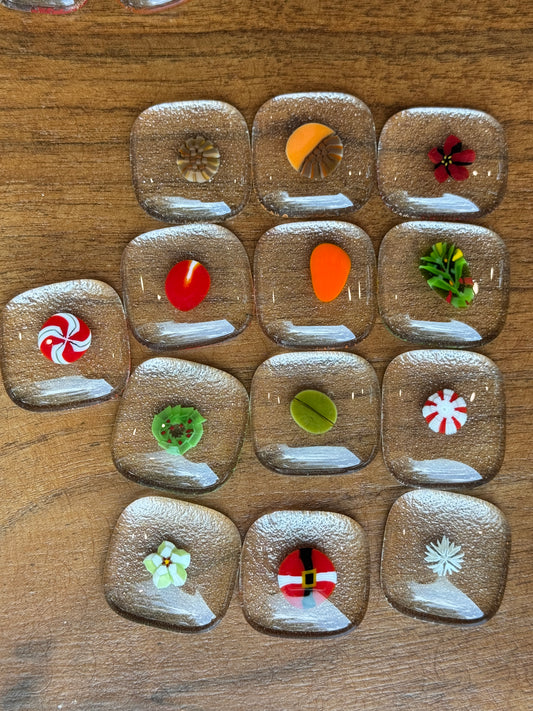 2026 Christmas Mix, 2.1+oz. COE 96, Murrini Millefiori