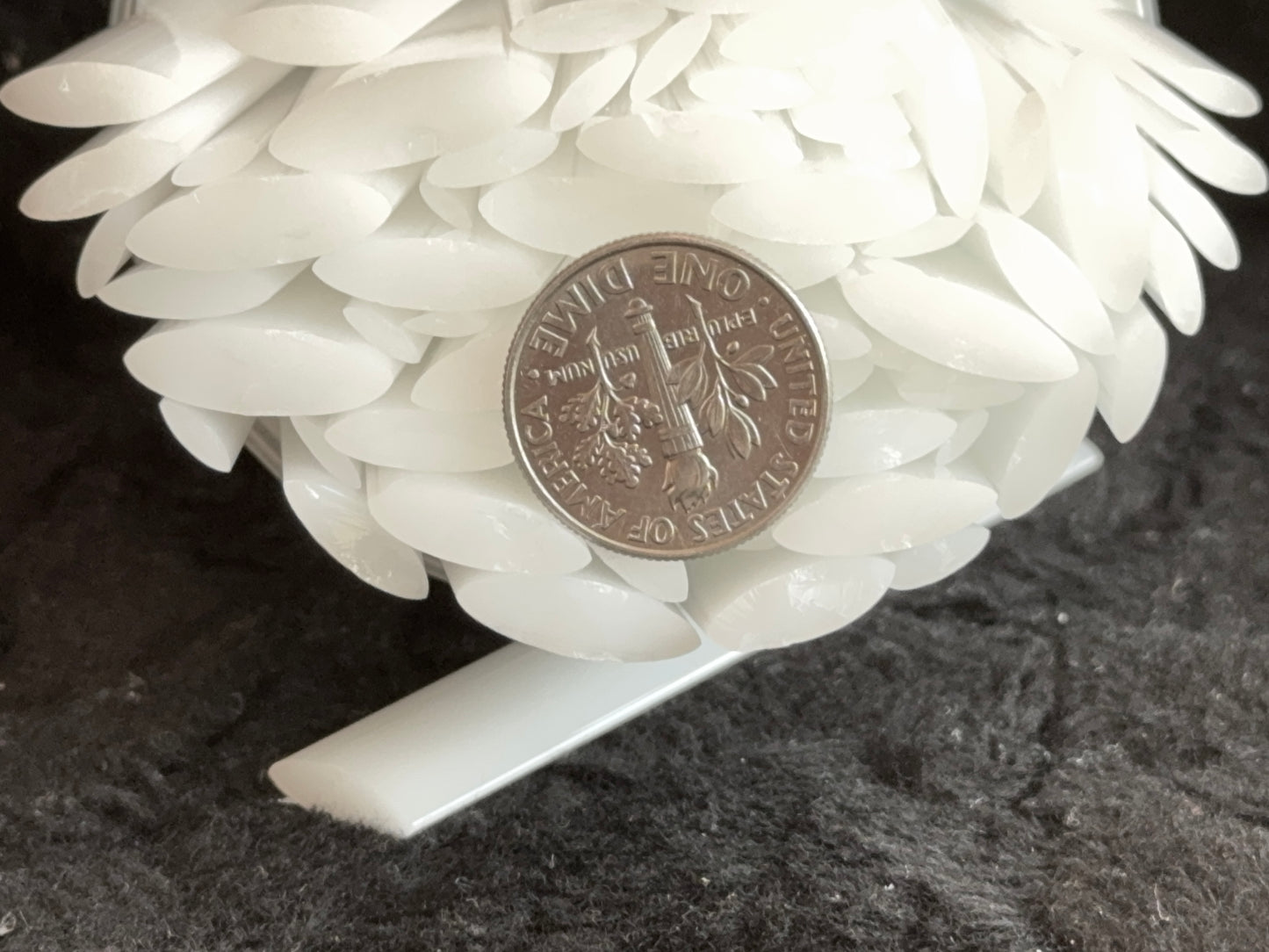 New! Slender Snow Petals (Multi-size), 1oz, COE 96 Murrini Millefiori