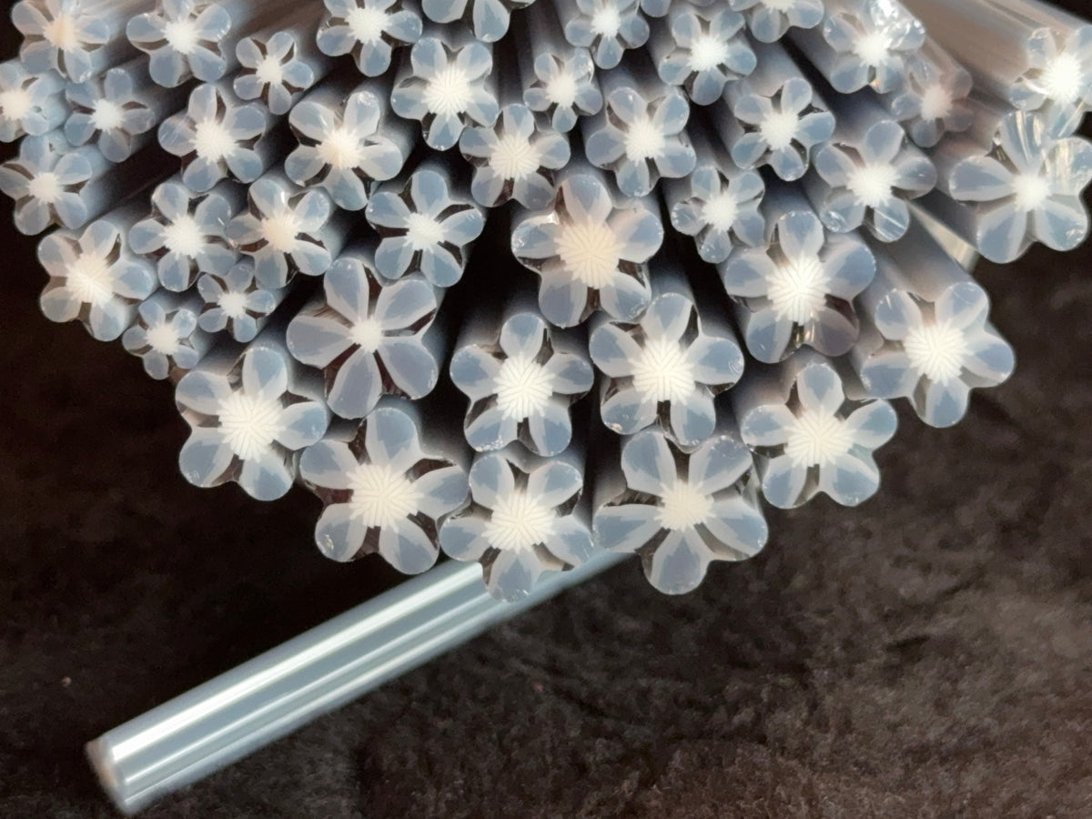 Chambray Wildflowers, 1.2oz, COE 96 Murrini Millefiori