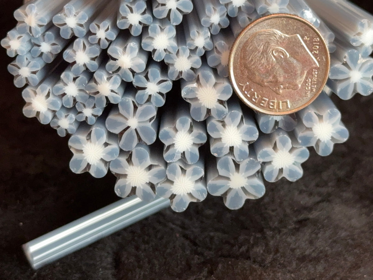 Chambray Wildflowers, 1.2oz, COE 96 Murrini Millefiori