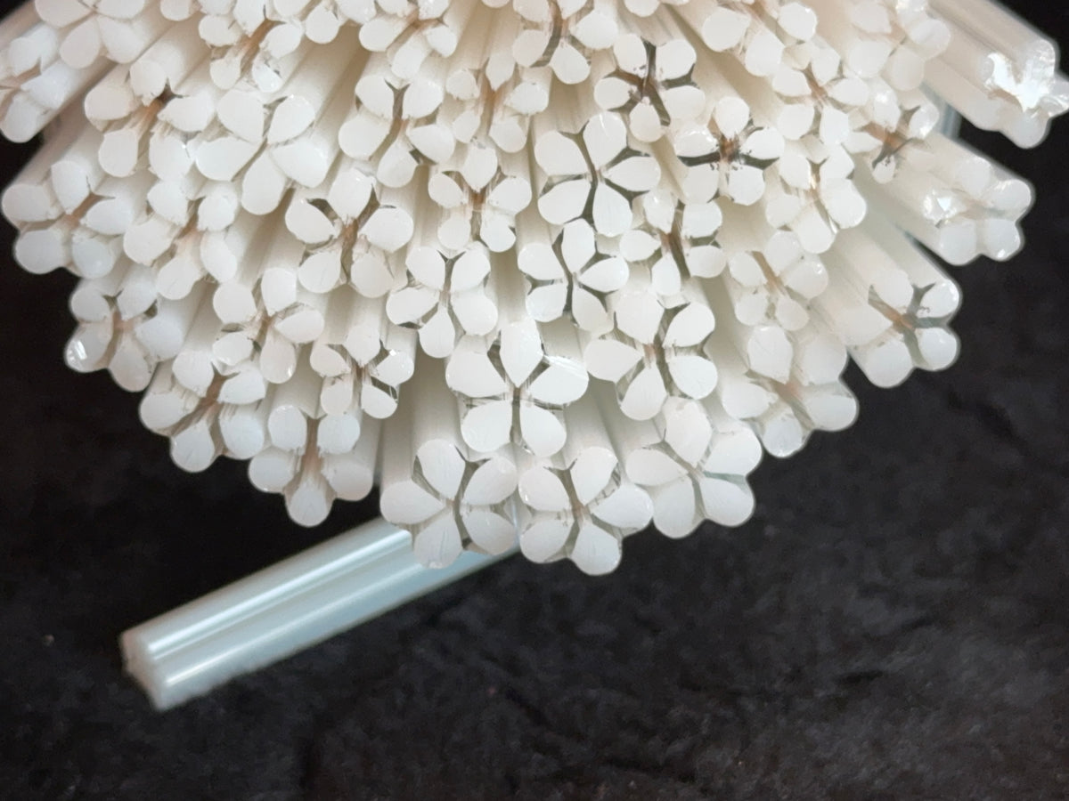 White Wildflowers, 1oz, COE 96 Murrini Millefiori