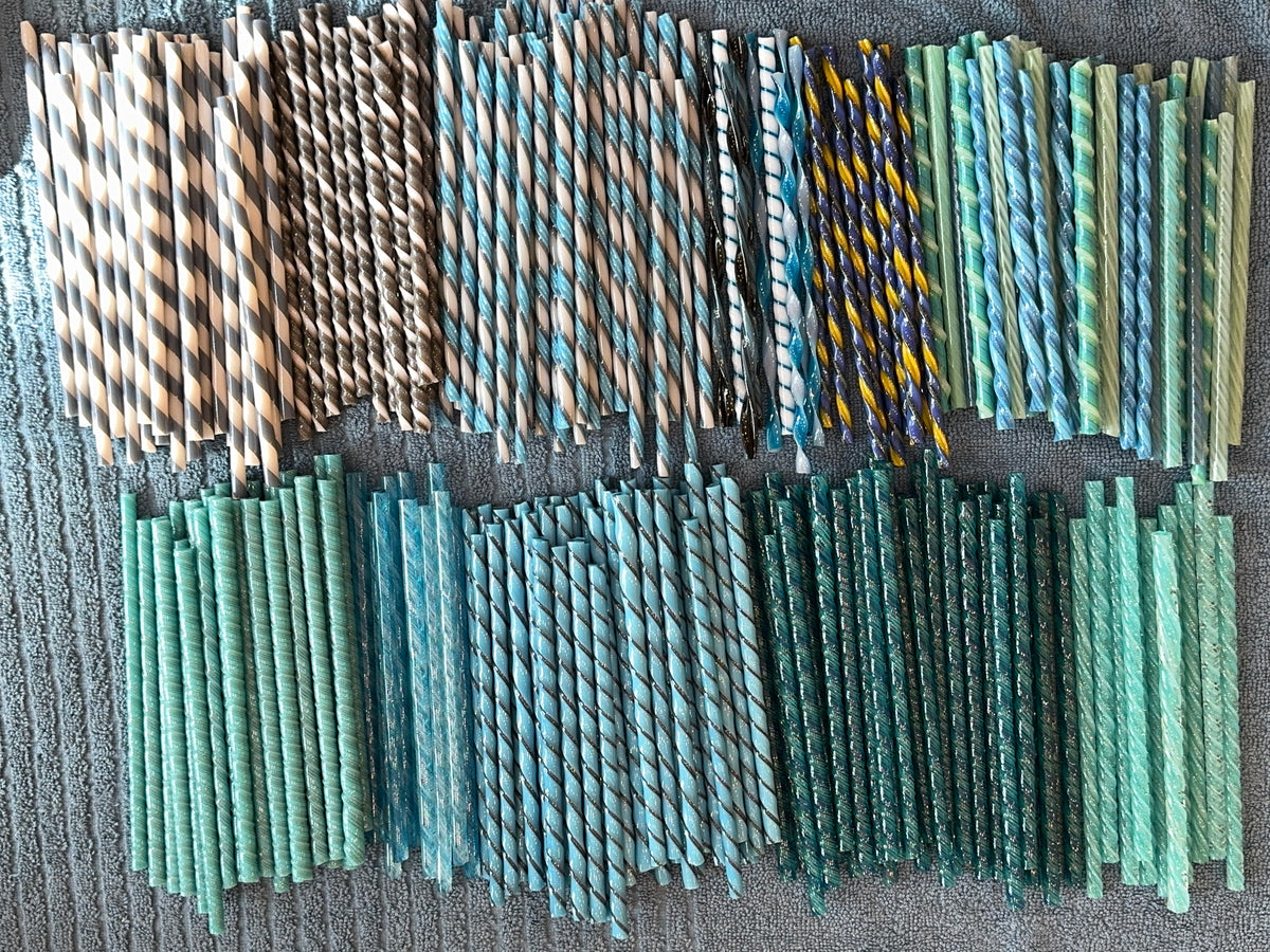 The Blue Family Twistie Bundles, 1/2 Pound, COE 96