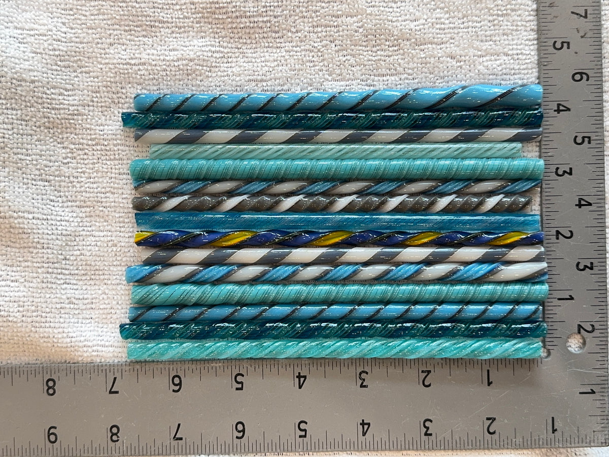 The Blue Family Twistie Bundles, 1/2 Pound, COE 96