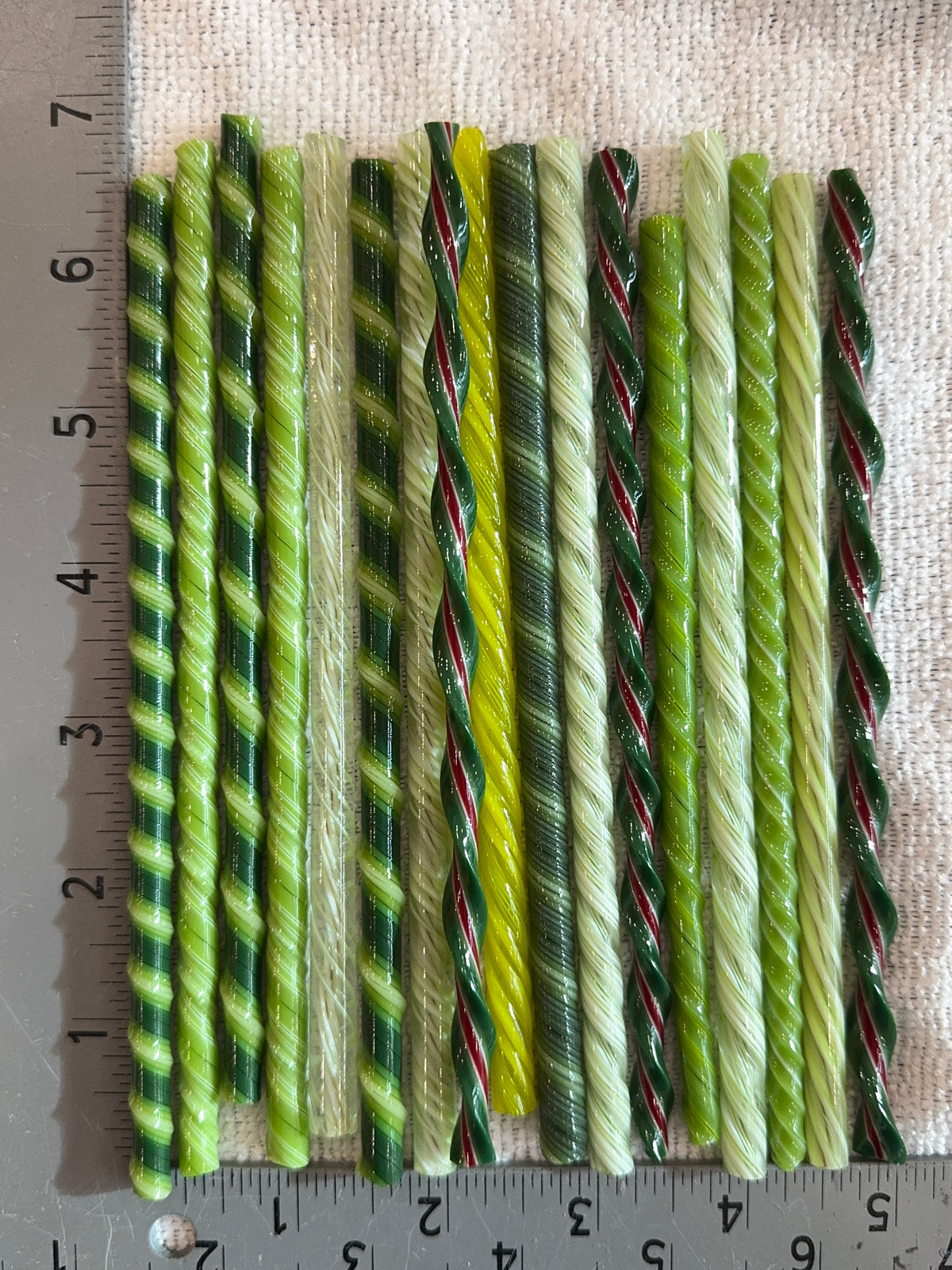 The Green Family Twistie Bundles, 1/2 Pound, COE 96