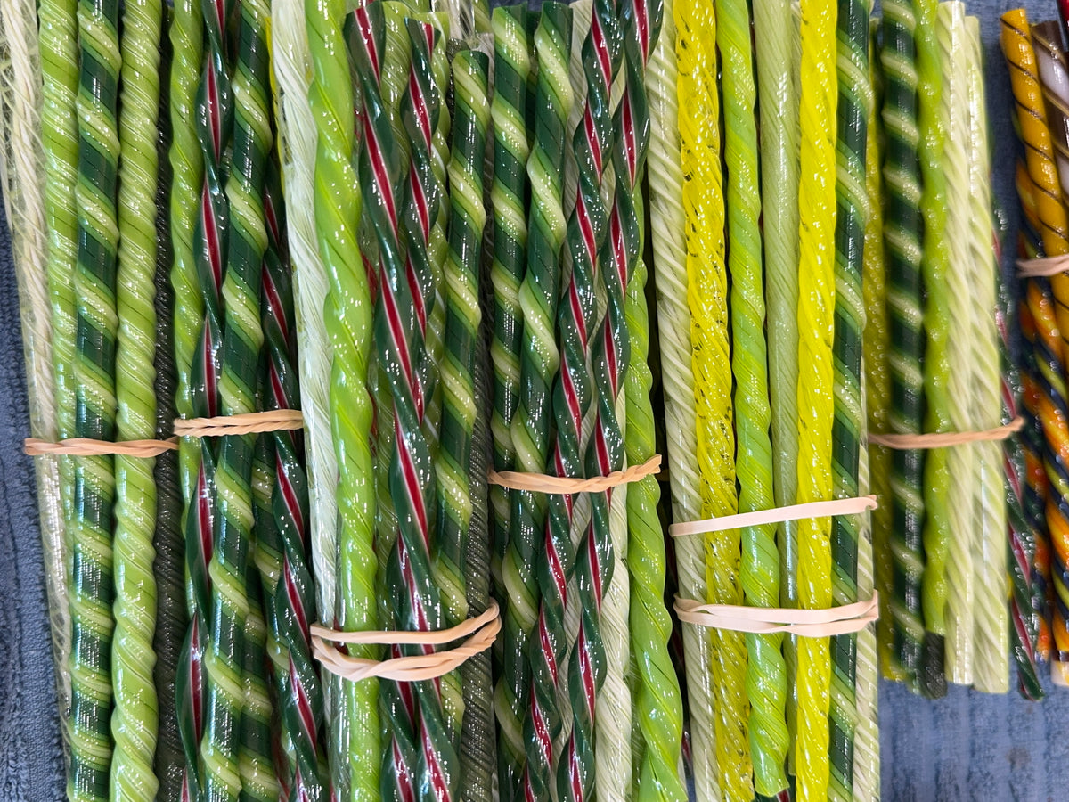 The Green Family Twistie Bundles, 1/2 Pound, COE 96