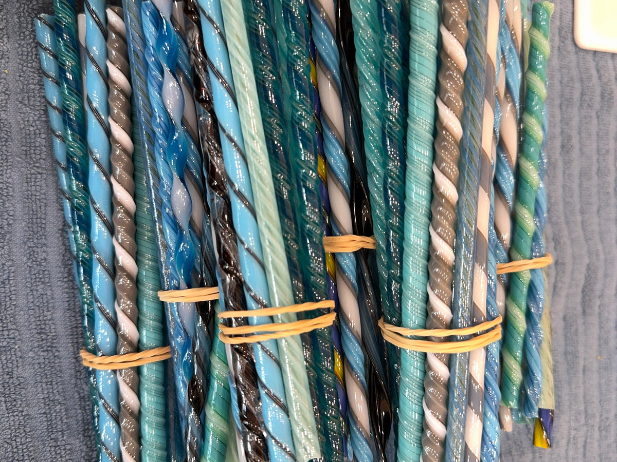 The Blue Family Twistie Bundles, 1/2 Pound, COE 96
