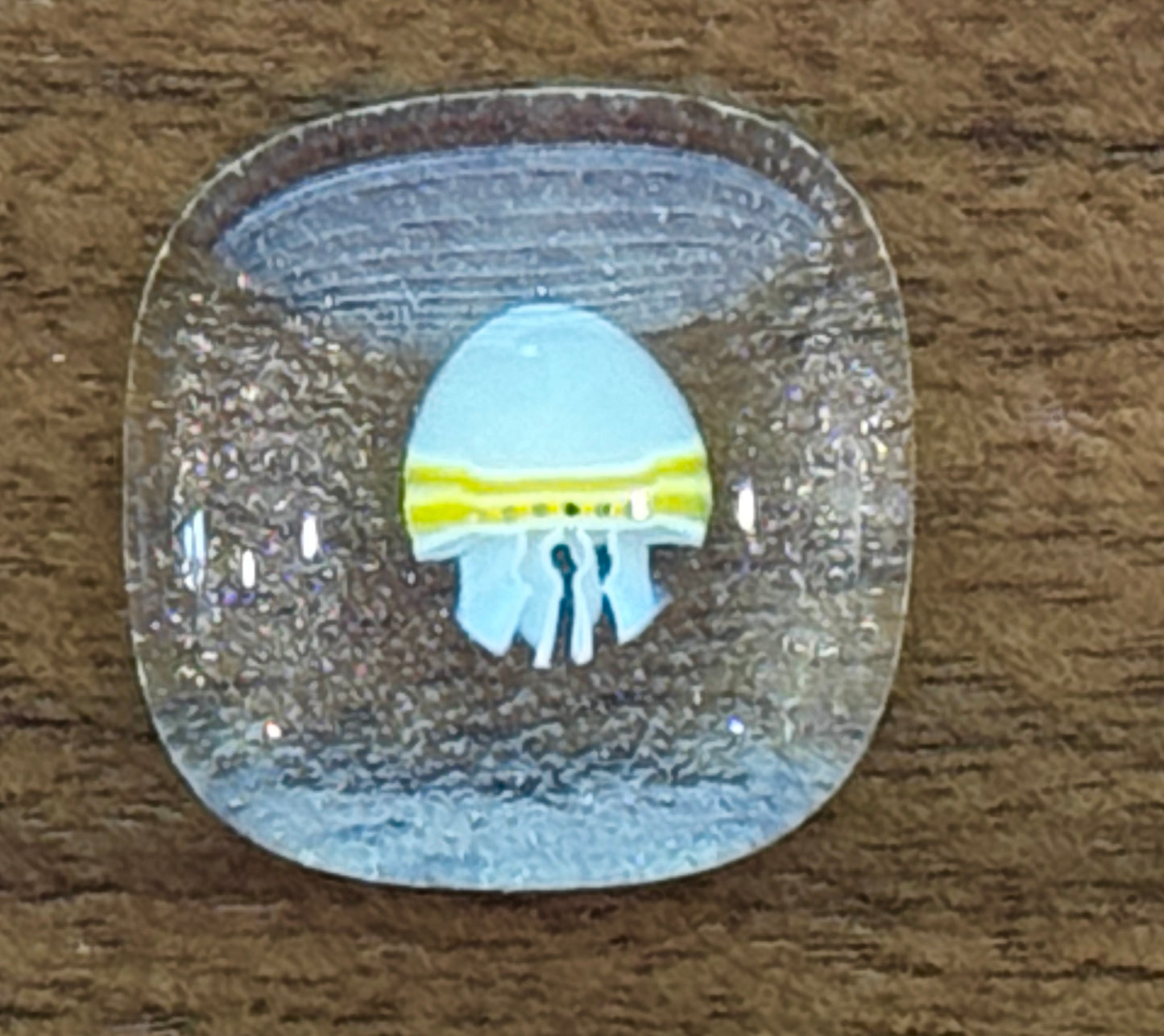 Jellyfish (on the smaller side), 1oz, COE 96 Murrini Millefiori