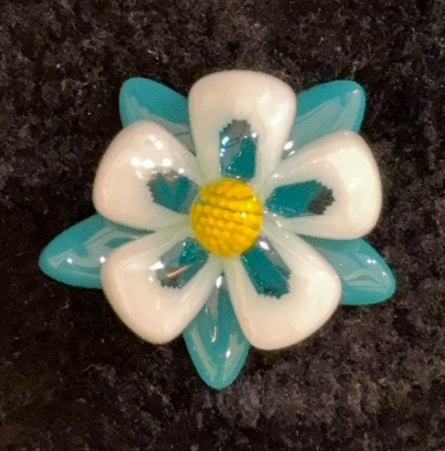 Turquoise Columbine Kit, 1+oz, COE 96 Murrini Millefiori
