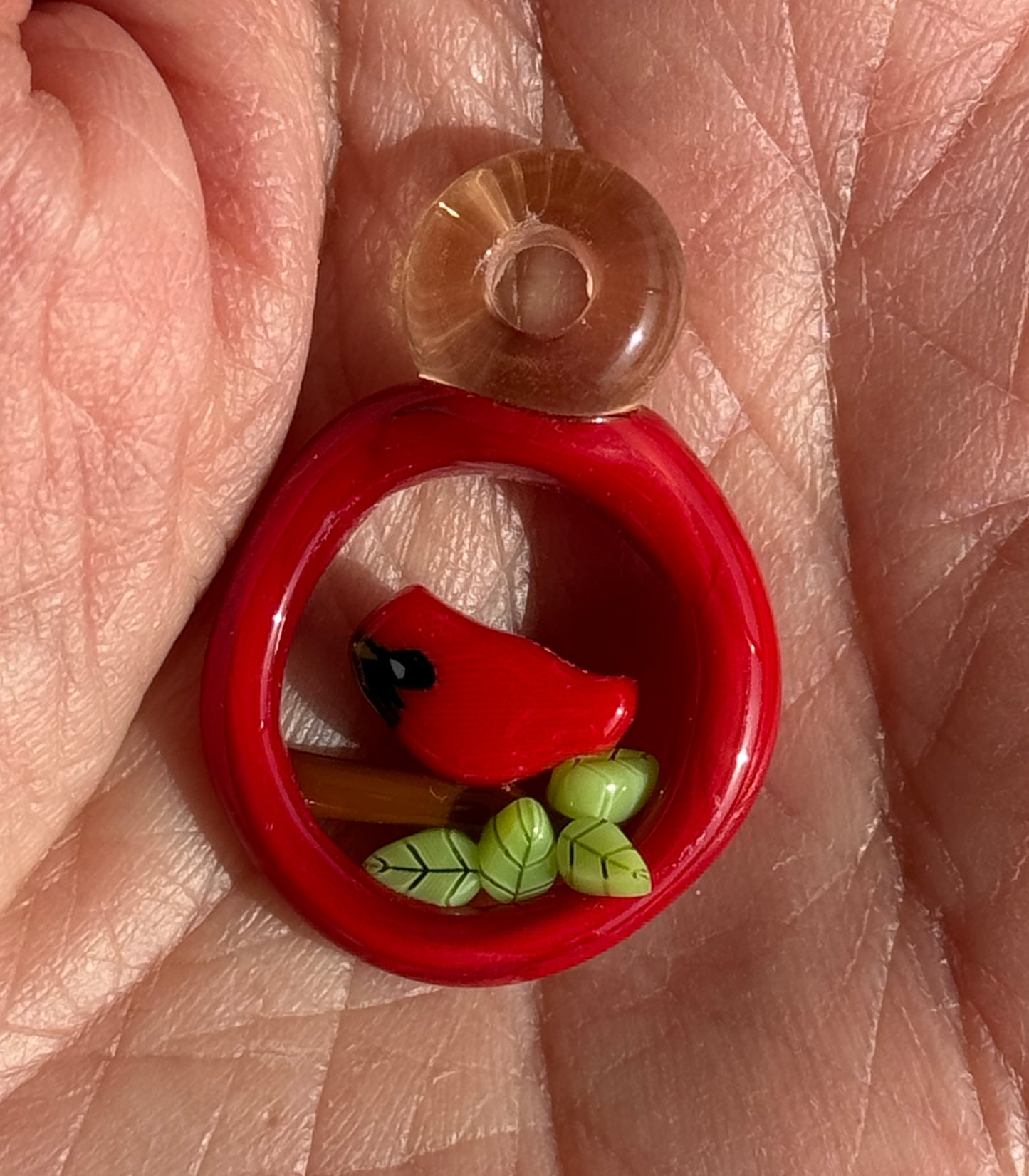 Tack Fuse Male Papa Cardinals, 1.oz, COE 96 Murrini