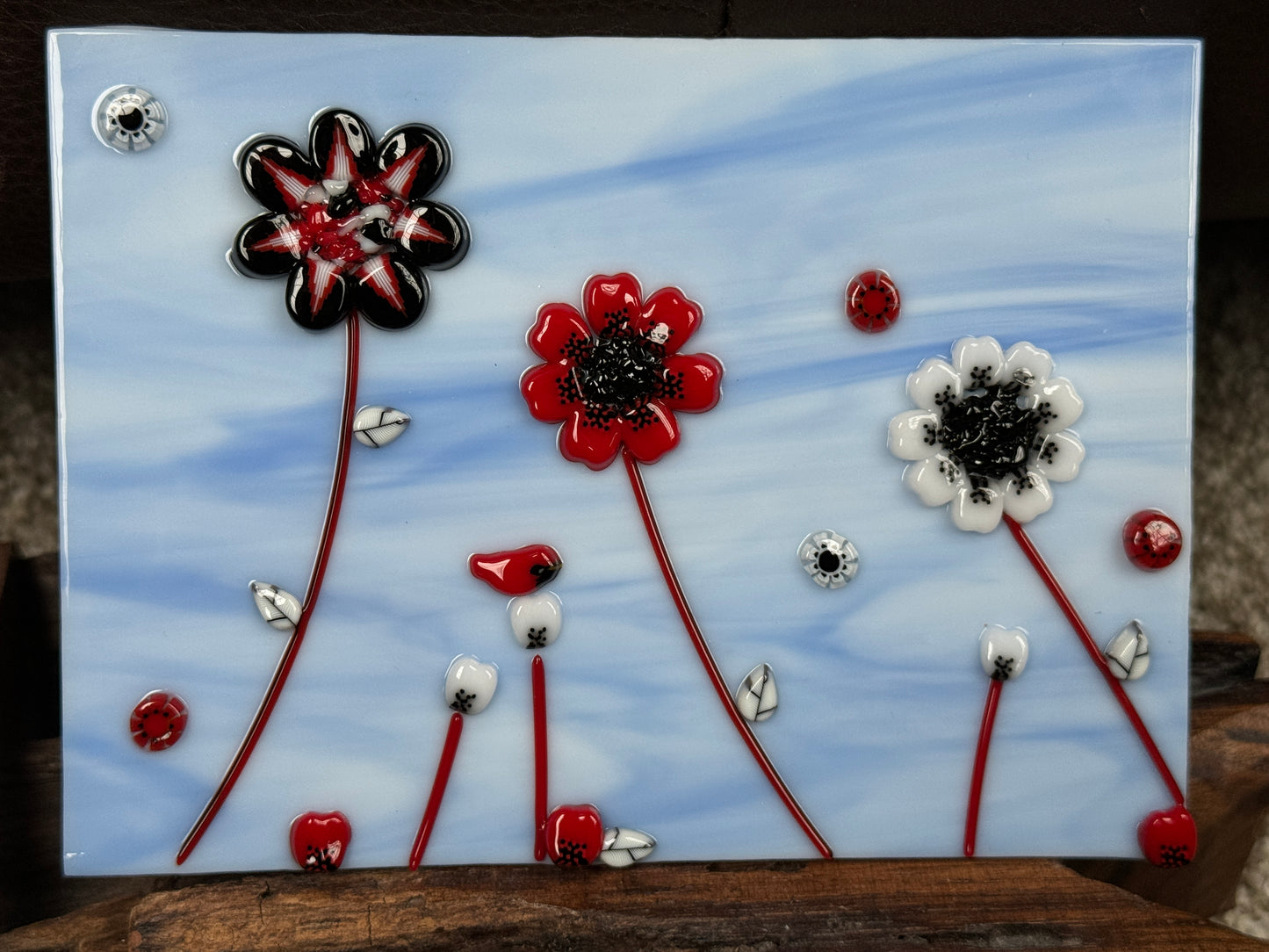 Tack Fuse Male Papa Cardinals, 1.oz, COE 96 Murrini