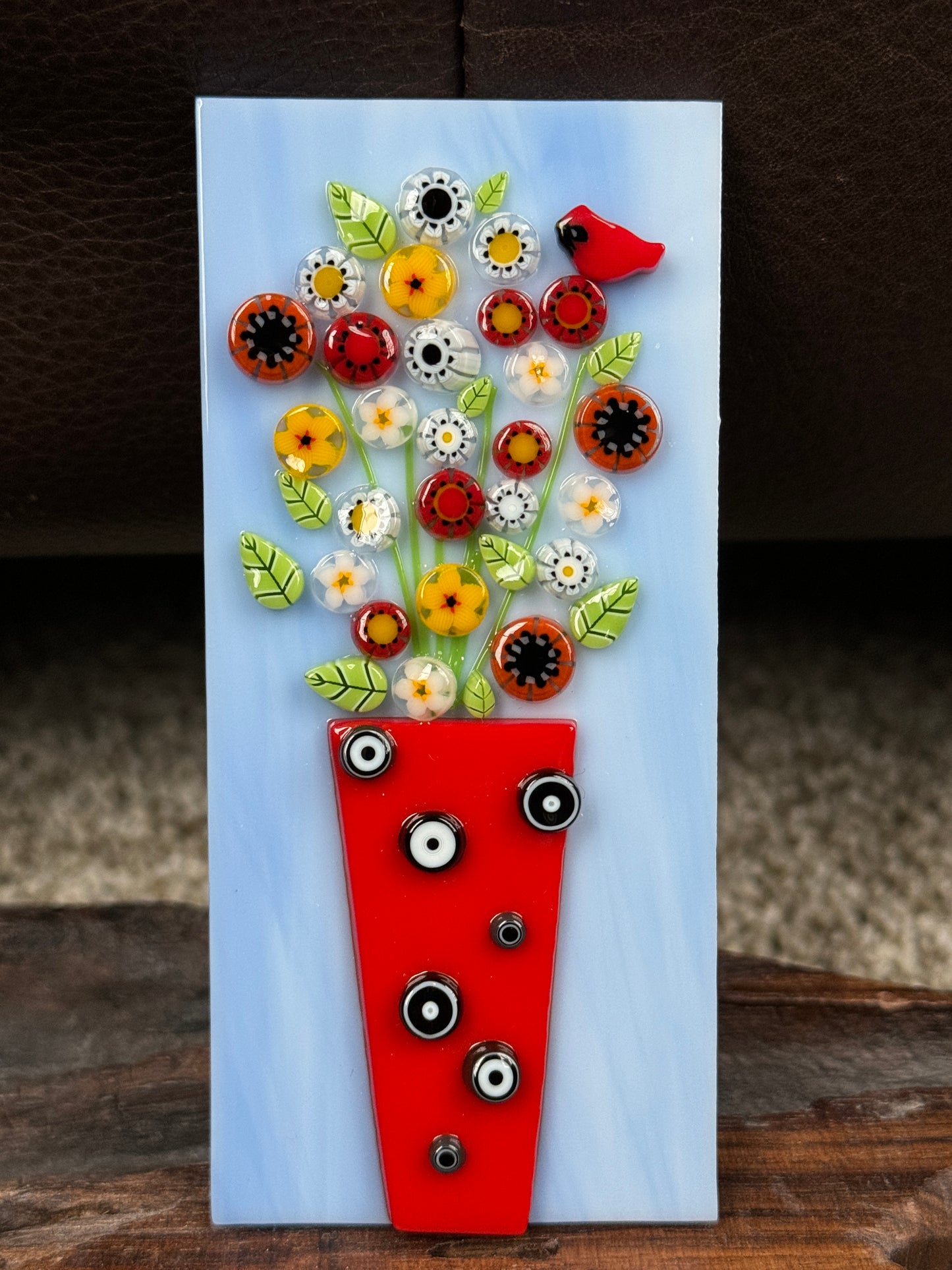 Tack Fuse Male Papa Cardinals, 1.oz, COE 96 Murrini